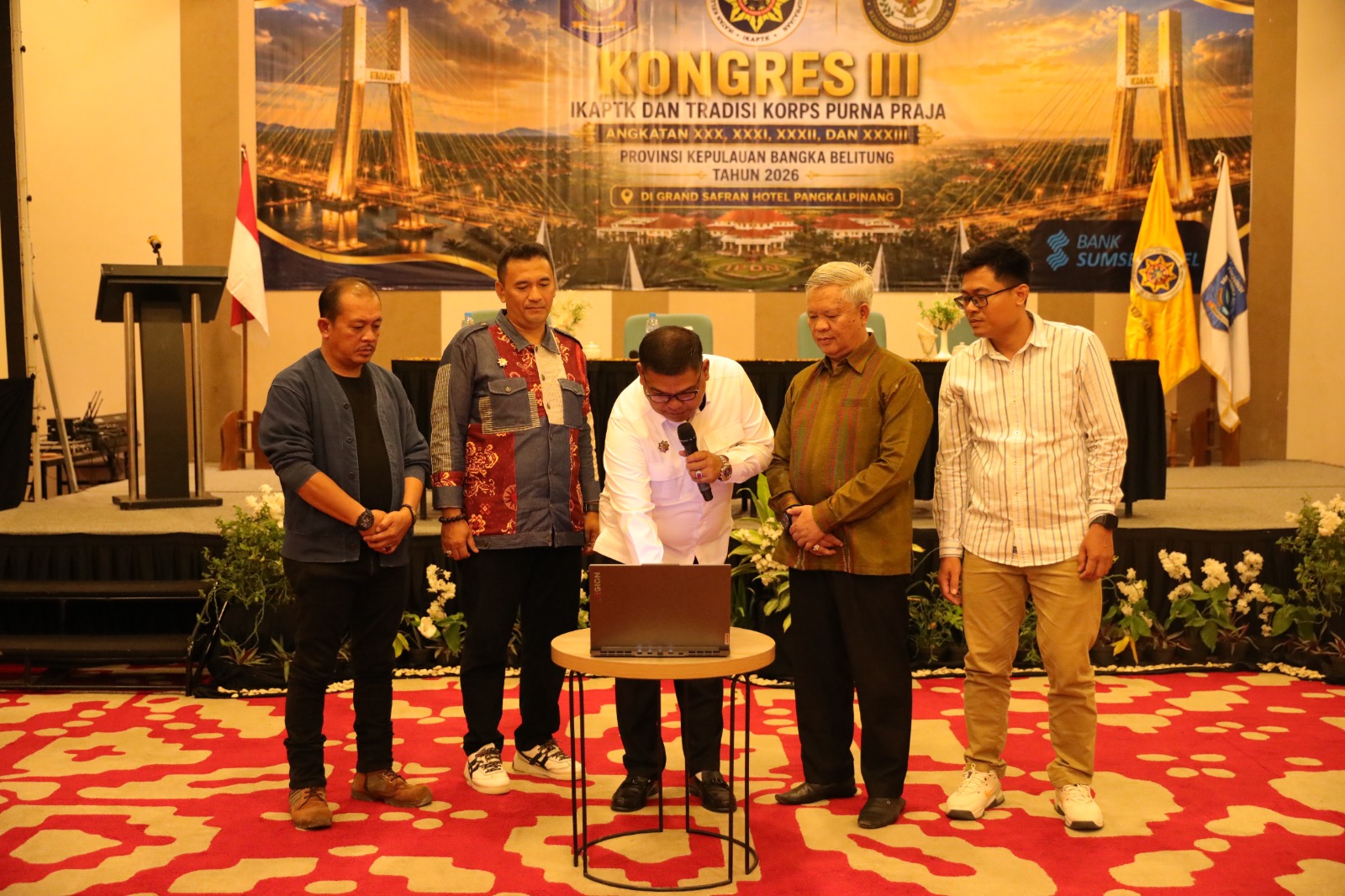 IKAPTK Babel Masuk Era Digital, Luncurkan Website dan Portal Data Alumni