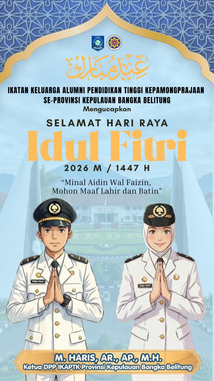 Ucapan Selamat Idul Fitri IKPTK Babel