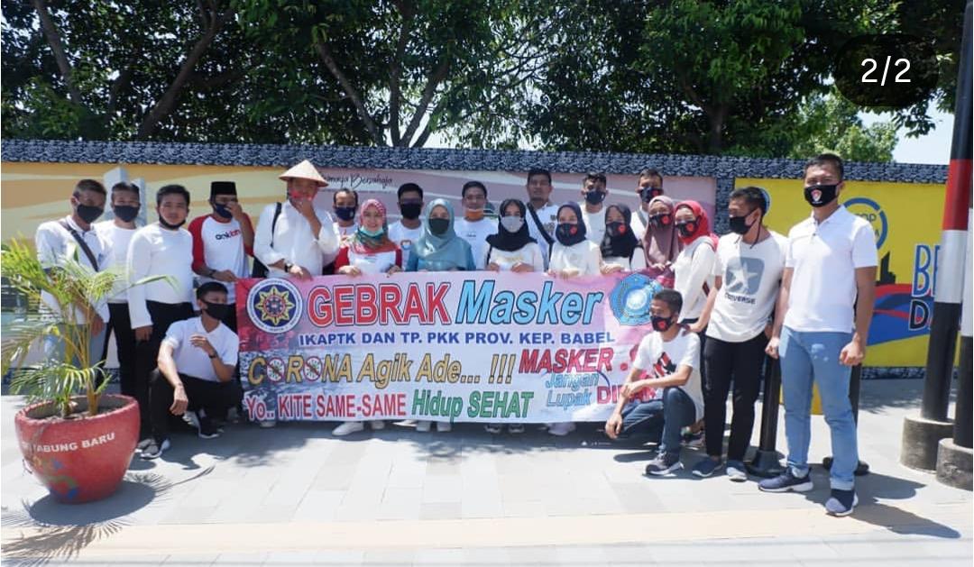 Gebrak Masker IKATPK dan TP PKK
